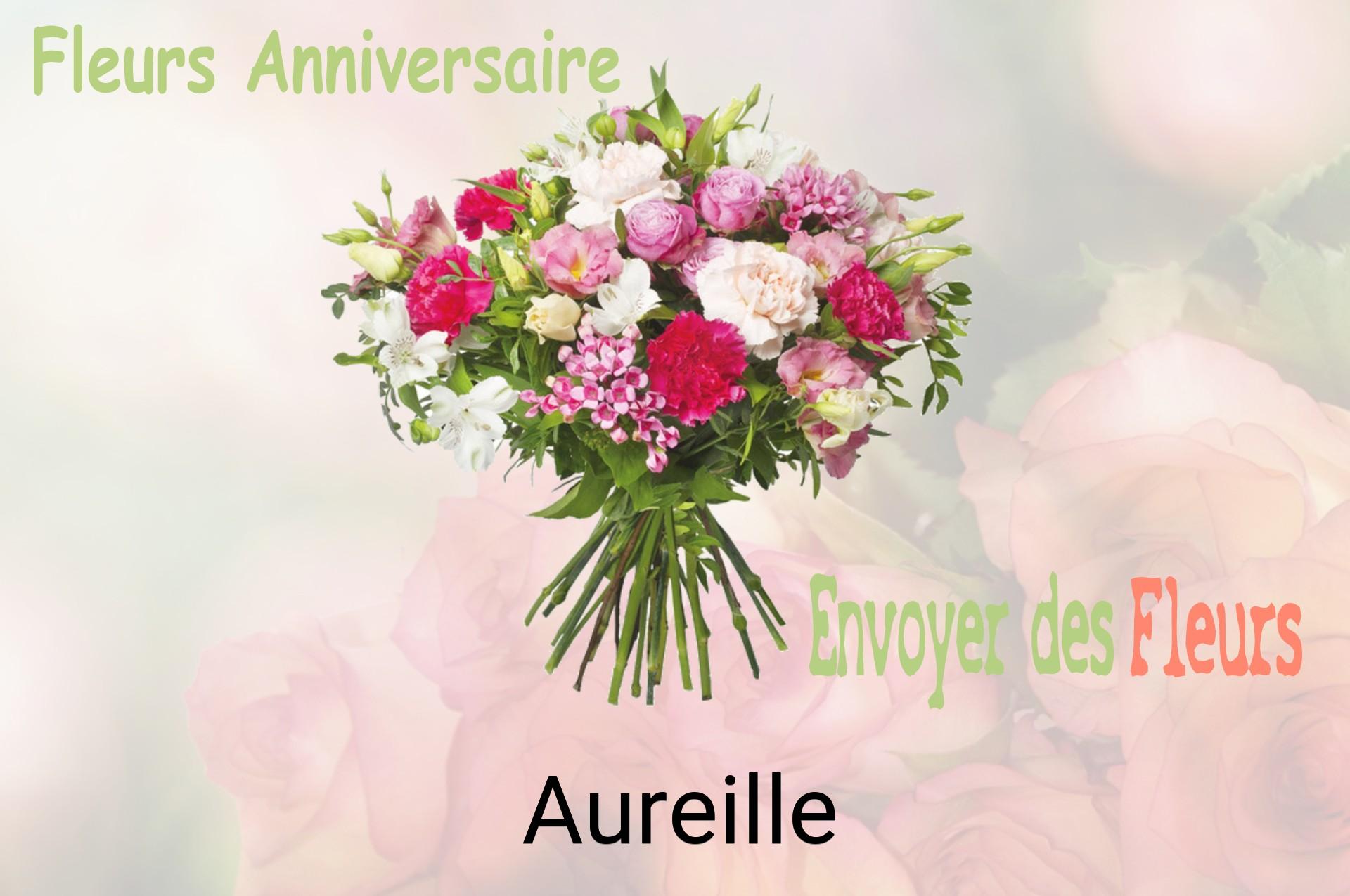 Bouquet de fleurs d’anniversaire livré à Aureille
