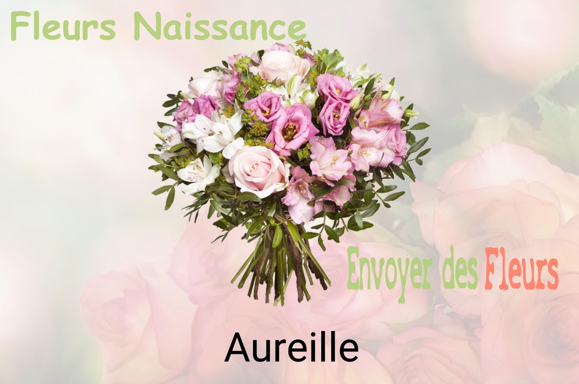 Bouquet de fleurs de naissance livré à Aureille